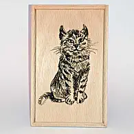 Lasergravur: Katze Lasergravur: Katze