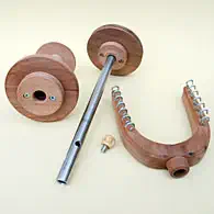 Platzhalter Spinnradbau: Spindel, Spule und Flügel  zerlegt (neu)