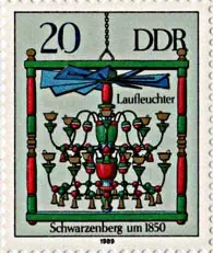 Bild 2: Leuchterspinne Schwarzenberg um 1880 Bild 2: Leuchterspinne Schwarzenberg um 1880