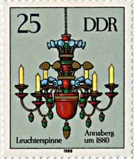 Bild 3: Leuchterspinne Annaberg um 1880 Bild 3: Leuchterspinne Annaberg um 1880