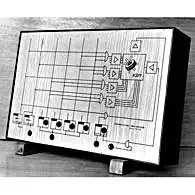 Funktionsmodell einer Ferritkern-Speichermatrix tmb KSM